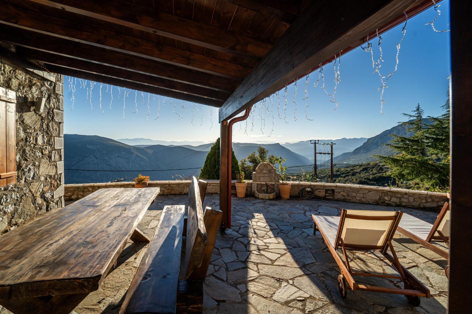 Rock Dandy Deluxe Chalet In Arachova - Delphi, Sauna, Prv Parking, Amazing View מראה חיצוני תמונה