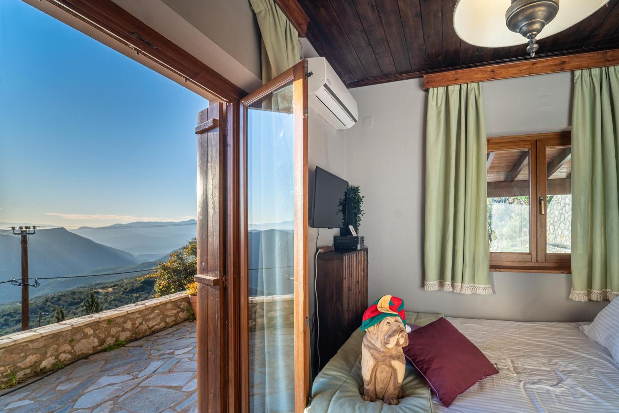 Rock Dandy Deluxe Chalet In Arachova - Delphi, Sauna, Prv Parking, Amazing View מראה חיצוני תמונה