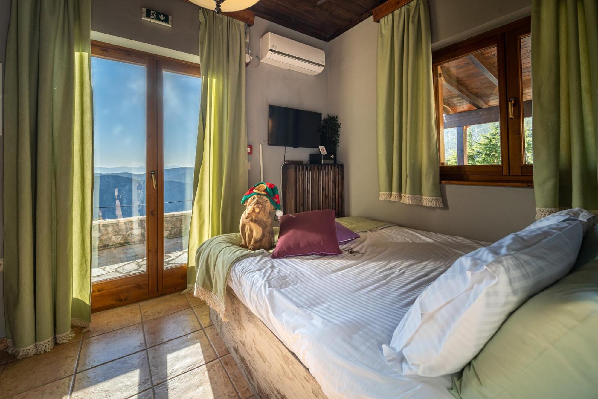 Rock Dandy Deluxe Chalet In Arachova - Delphi, Sauna, Prv Parking, Amazing View מראה חיצוני תמונה