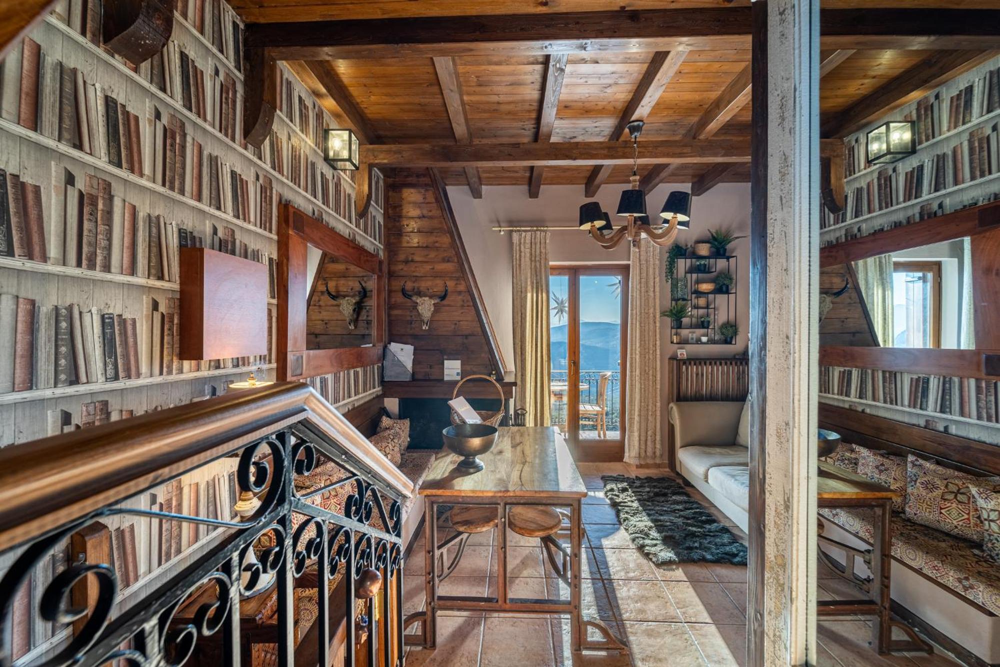 Rock Dandy Deluxe Chalet In Arachova - Delphi, Sauna, Prv Parking, Amazing View מראה חיצוני תמונה