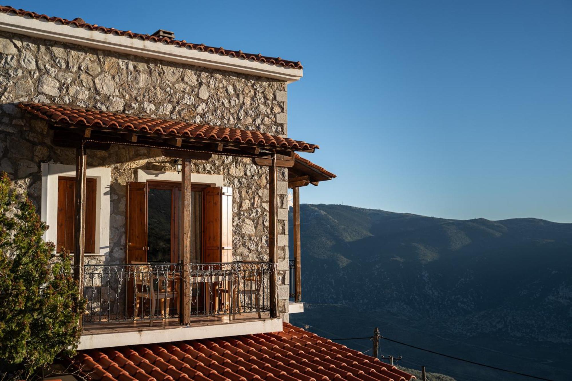 Rock Dandy Deluxe Chalet In Arachova - Delphi, Sauna, Prv Parking, Amazing View מראה חיצוני תמונה